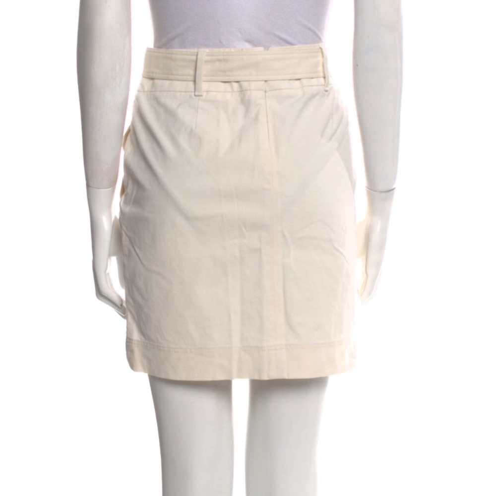 Gucci ivory/white belted bamboo skirt - Picture 3 of 13